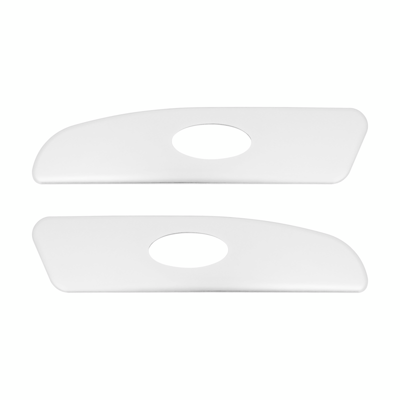 United Pacific Chrome Plastic Interior Door Panel Trim For Peterbilt 389 (2008+), 386/384 (2006-2016) 41239