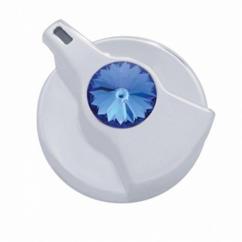 United Pacific Timer Knob With Blue Crystal For Peterbilt 41258