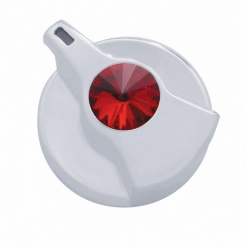 United Pacific Timer Knob With Red Crystal For Peterbilt 41262