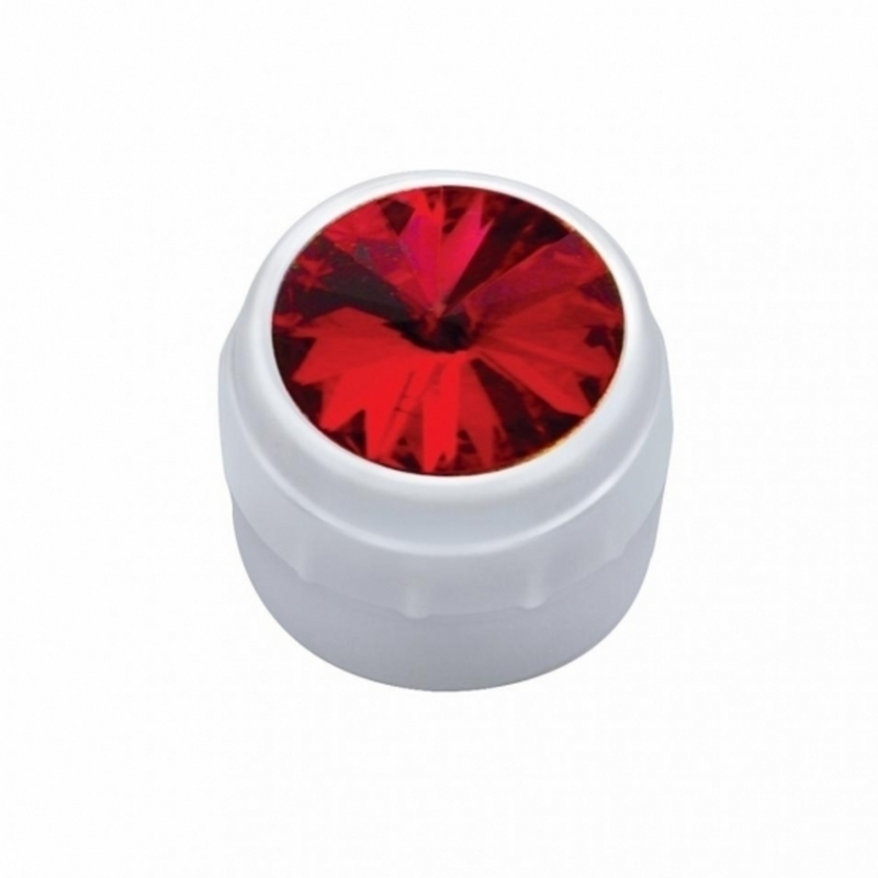 United Pacific Delphi Radio Knob With Red Crystal 41271