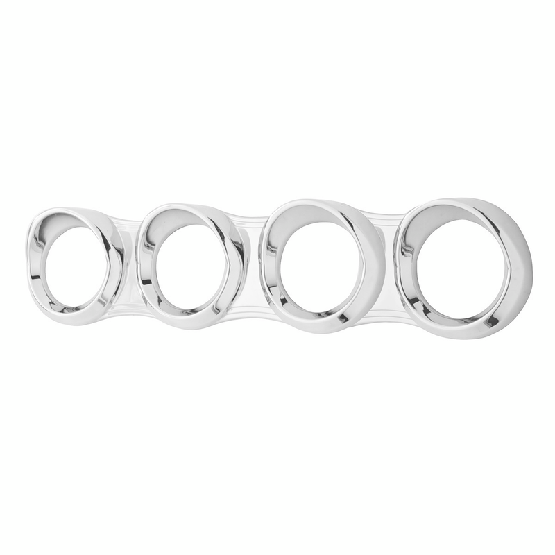 United Pacific 4 Gauge Cluster Cover With Visor For 2006+ Peterbilt Horizontal 41299