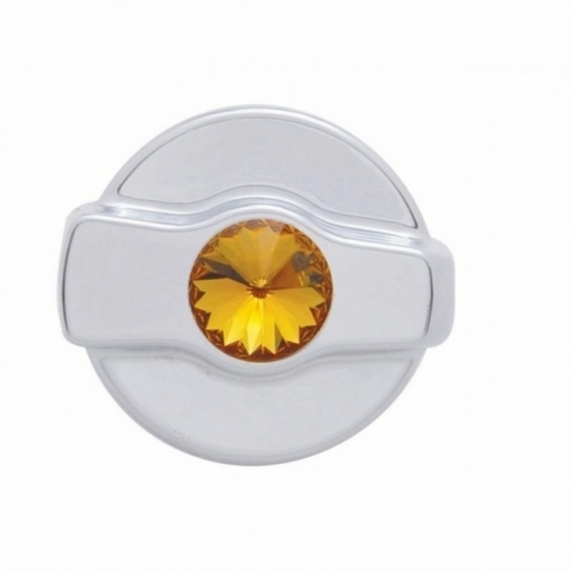 United Pacific Wiper Dial Knob For Kenworth Amber Crystal 41301