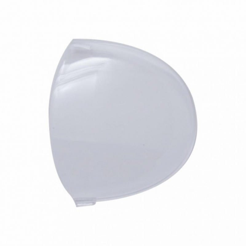 United Pacific Round Dome Light Lens For 2006+ Kenworth Clear (Card of 2) 41384