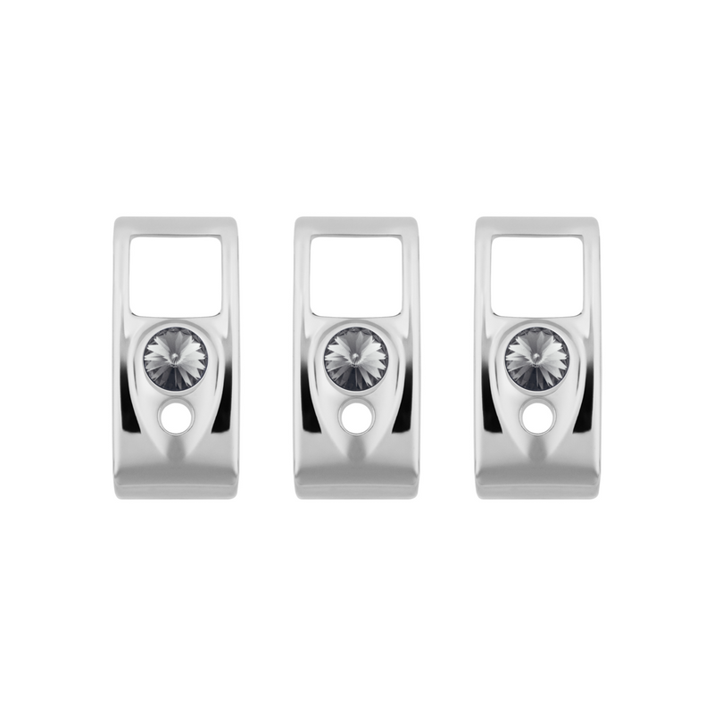 United Pacific Rocker Switch Cover With Smoke Crystal For 2006+ Kenworth (Card Of 3) 41420