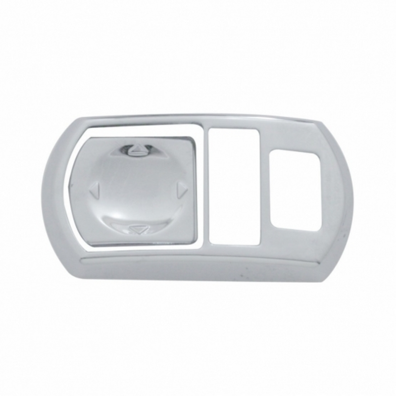 United Pacific Chrome Plastic Mirror Switch Cover For 2006+ Kenworth W900/T800 41421
