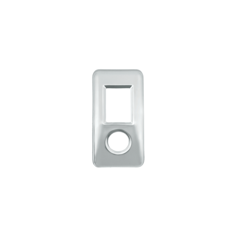 United Pacific Chrome Plastic Dash Dimmer Switch Trim For 2006+ Kenworth W900/T800/T660/C500 41423
