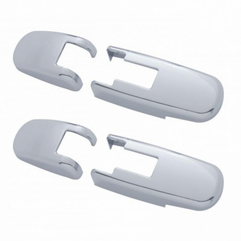United Pacific Chrome Hood Latch Cover Set For Kenworth T660 (2008-2016) And Peterbilt 386 (2006-2016) 41425