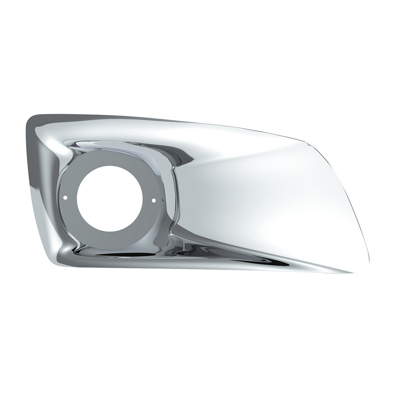 United Pacific Chrome Plastic Fog Light Cover With Cab Light Opening For 2007-2017 KW T660 Passenger 41539