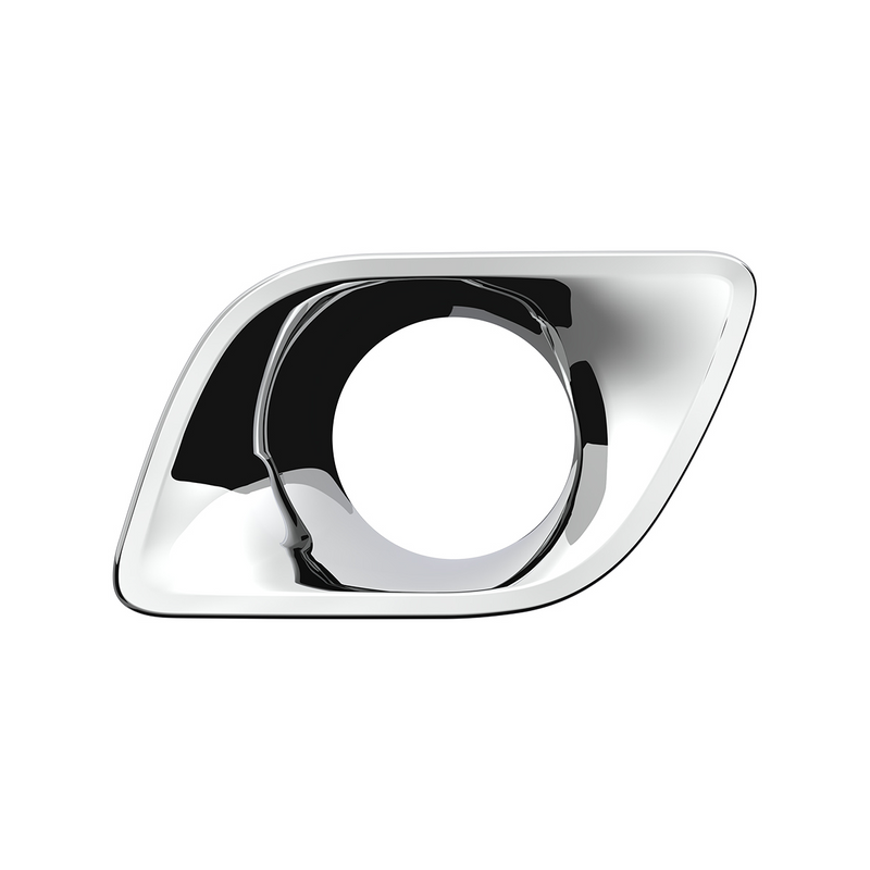 United Pacific Chrome Plastic Fog Light Bezel For 2013-2021 Kenworth T680-Driver 41545