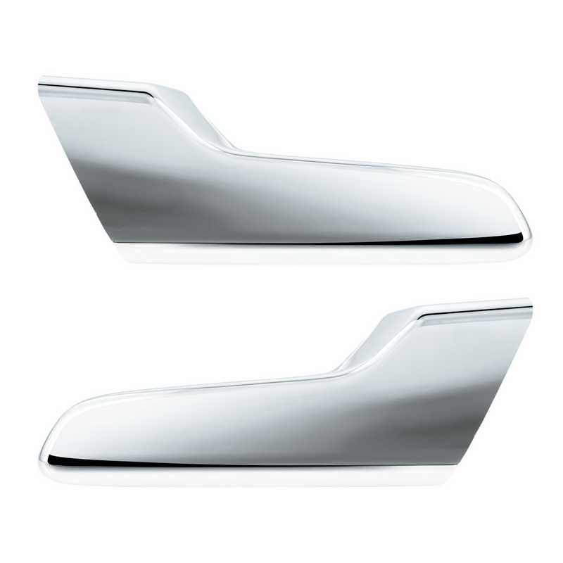 United Pacific Chrome Plastic Interior Door Handle Cover For 2013-2026 Kenworth T680 41549