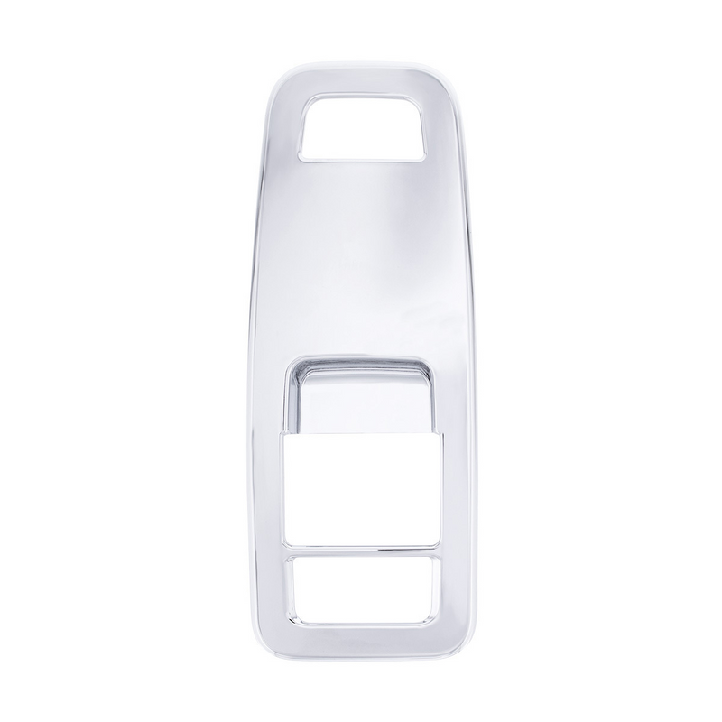 United Pacific Chrome Plastic Door Switch Cover For 2013-2024 Kenworth T680-Driver (Without Power Mirrors) 41552
