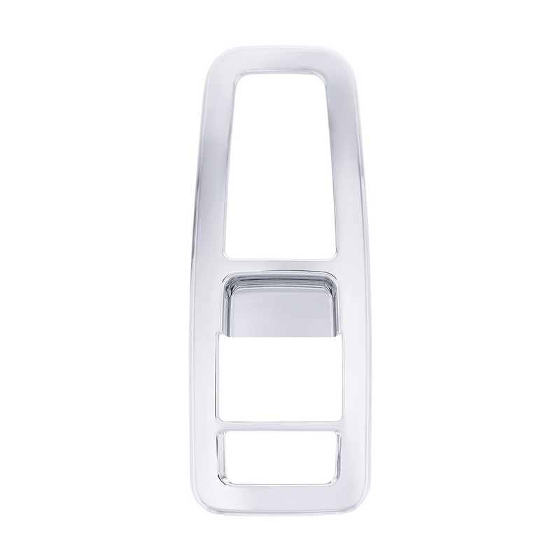 United Pacific Chrome Plastic Door Switch Cover For 2013-2024 Kenworth T680-Driver (With Power Mirrors) 41553