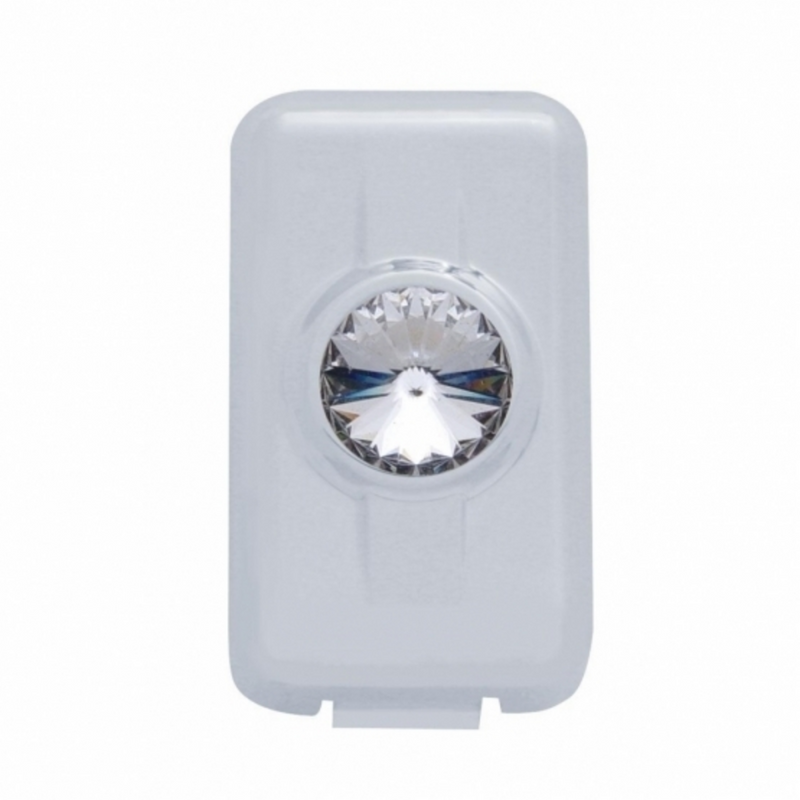 United Pacific Switch Plug Cover For Volvo Clear Crystal (2-Pack) 41604