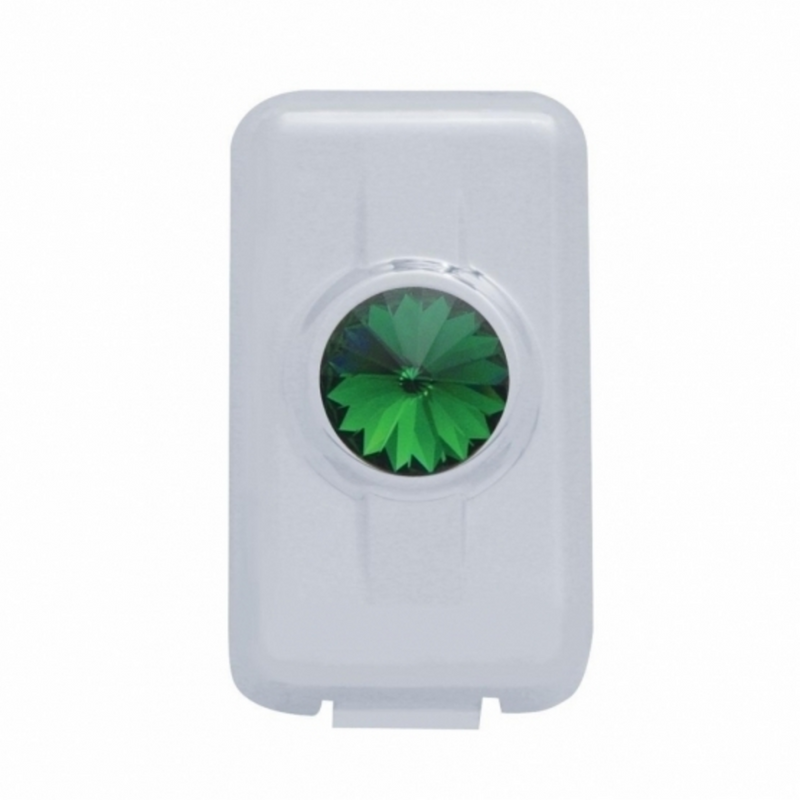 United Pacific Switch Plug Cover For Volvo Green Crystal (2-Pack) 41605