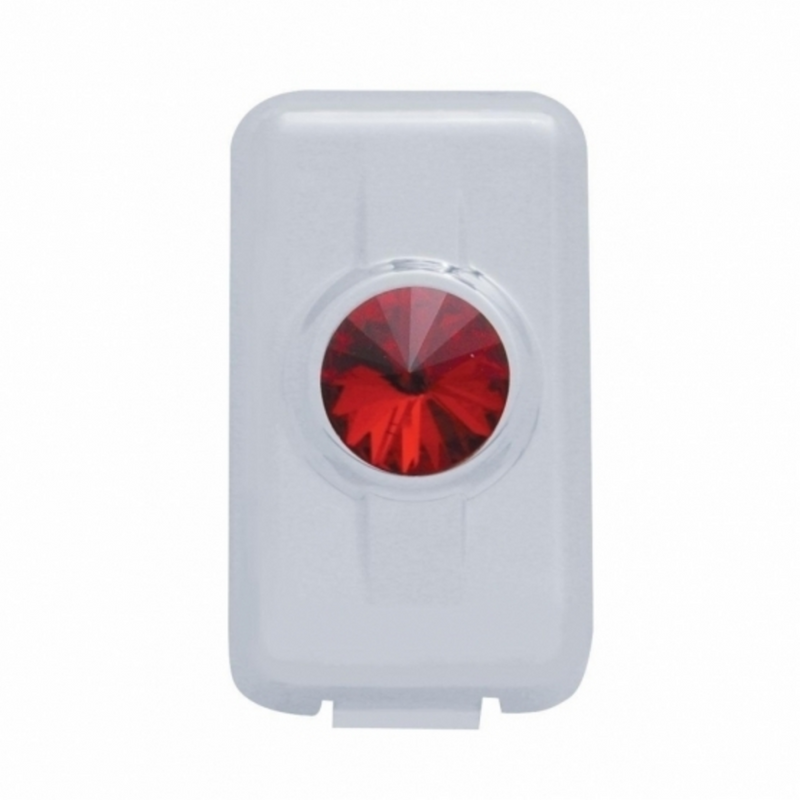 United Pacific Switch Plug Cover For Volvo Red Crystal (2-Pack) 41607