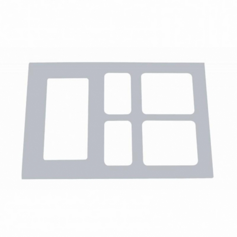 Volvo Stainless Switch Panel Trim With Gauge 41622