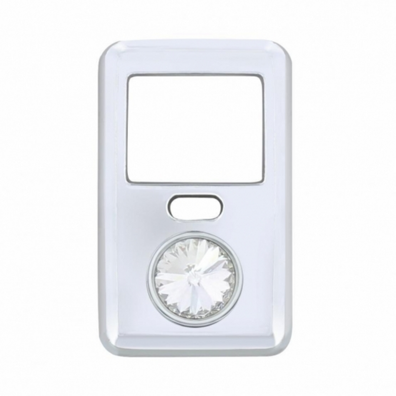 United Pacific Rocker Switch Cover With Crystal For 1998-2018 Volvo VNL Clear 41646