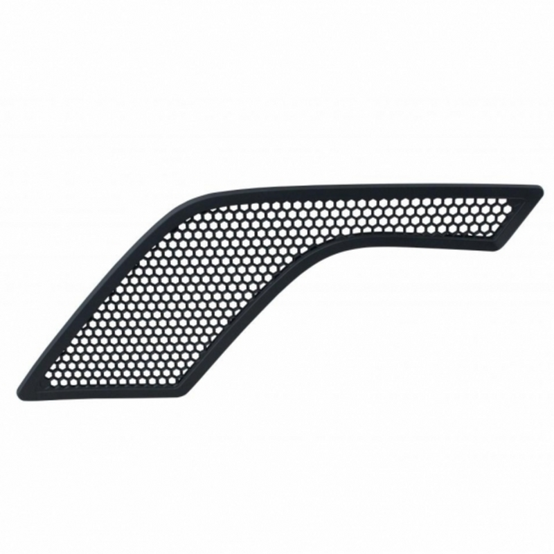 United Pacific Black Hood Air Intake Grille For 2003-2017 Volvo VN/VNL Driver 41679