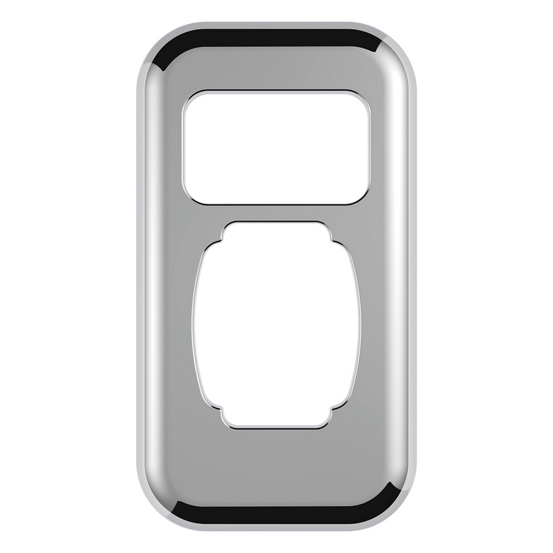 United Pacific Chrome Plastic Dimmer Switch Trim For Peterbilt 41709