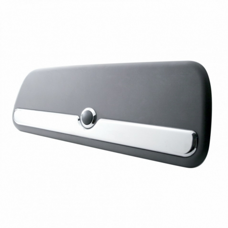 United Pacific Upper Storage Door Trim For 2006+ Peterbilt (Pair) 41714