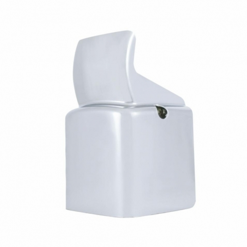 United Pacific Chrome Plastic Mid-Steering Column Inner Cover For PB 389 (2008-2022), 388 (2008-2015), 386/384 (2006-2016) 41736