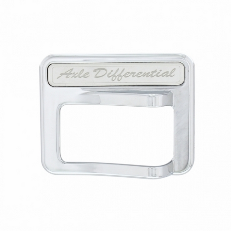 United Pacific Chrome Rocker Switch Cover For Peterbilt 579 (2013-2019) & 567 (2014-2018)- Axle Differential 41763