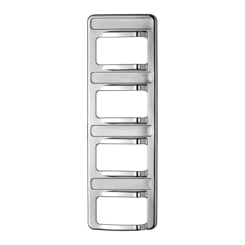 United Pacific Chrome 4-Rocker Switch Cover For Peterbilt 579 (2012-2019) & 567 (2014-2019)- 4 Switches 41769
