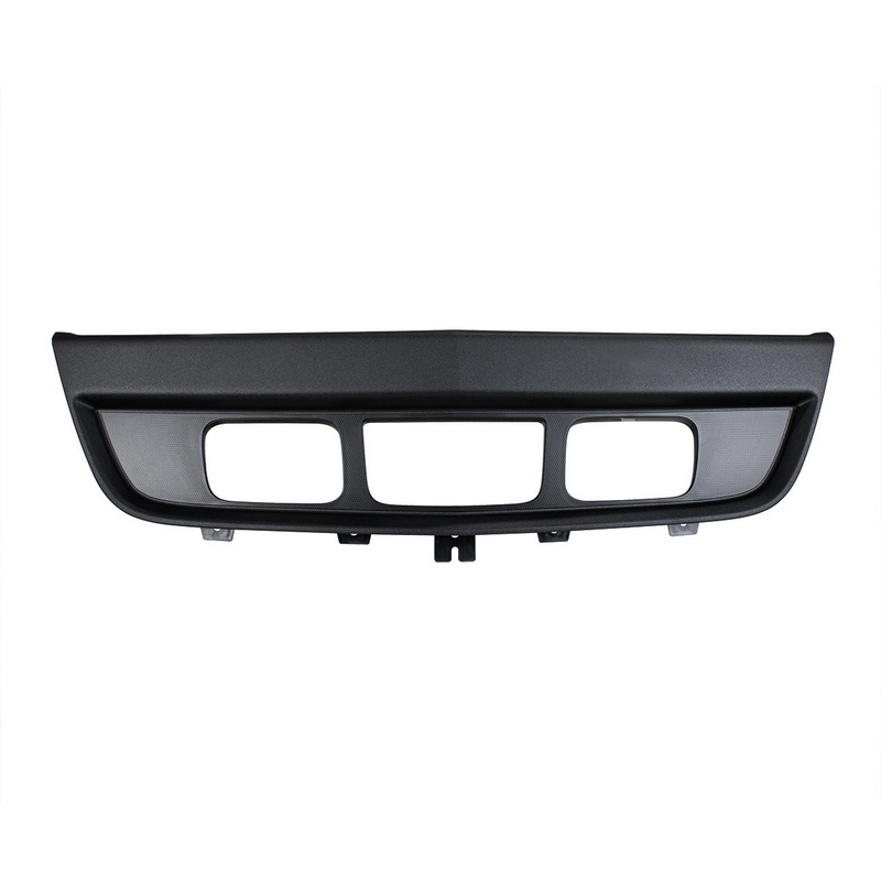 United Pacific Bumper Trim With Fog Light Holes For 2018-2026 International LT-Black 41818