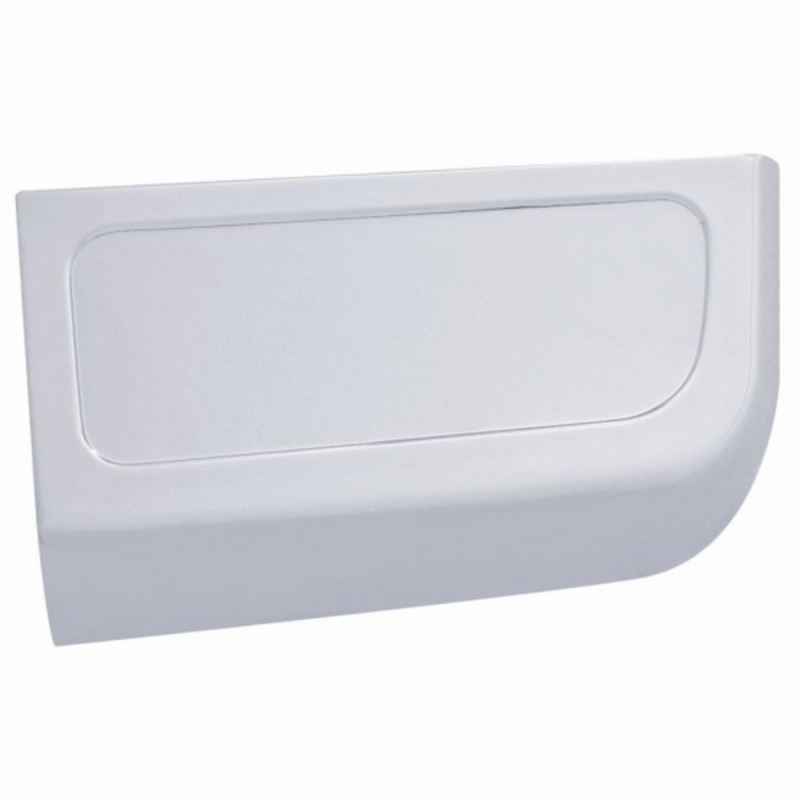 United Pacific Chrome Plastic Dash Storage Compartment Flip Cover W/Indent For 1998-2002 Freightliner Century 41904
