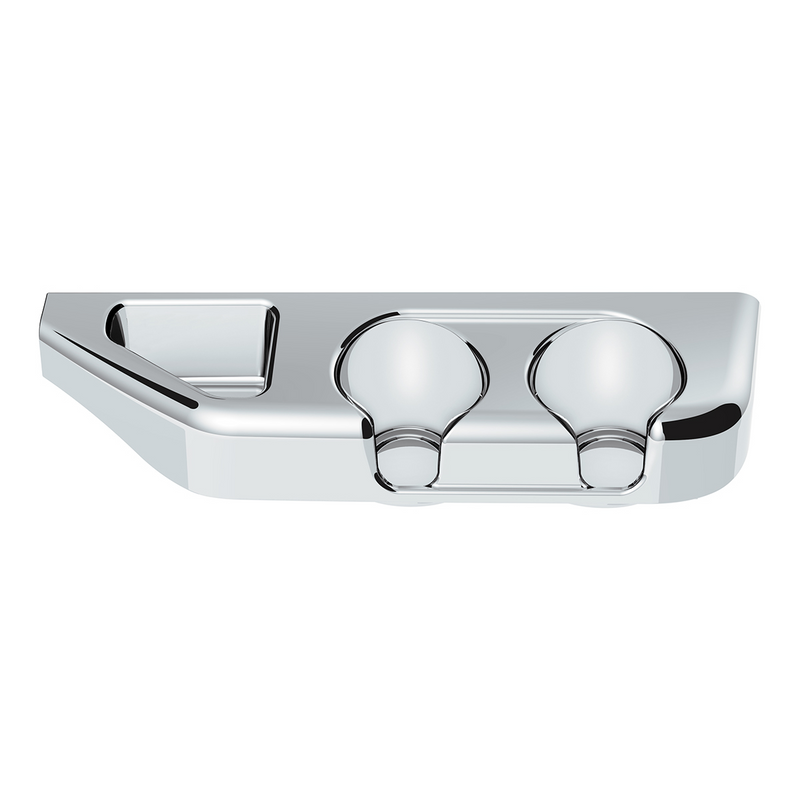 United Pacific Chrome Center Cup Holder Panel For Freightliner Columbia (2003-2011) & Century/Coronado (2002-2010) 41907