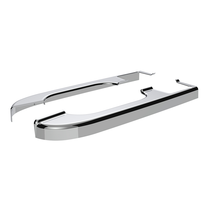 United Pacific Chrome Plastic Door Armrest Covers For Freightliner Columbia (2001-2012) (Pair) 41944