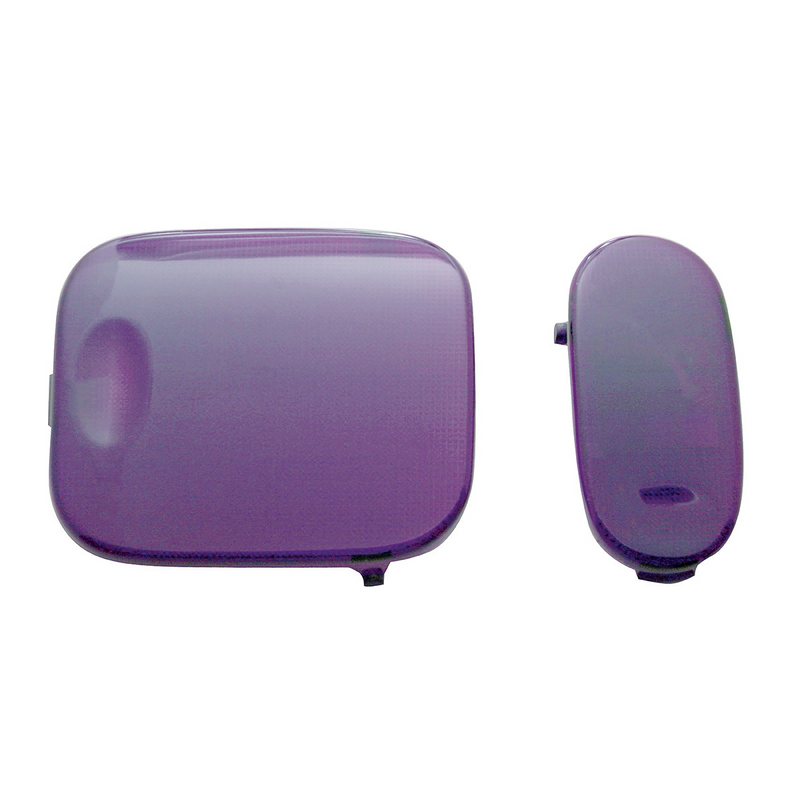 United Pacific Dome Light Lens 2-Piece Set For 2006+ Freightliner Columbia And Coronado Purple 41987