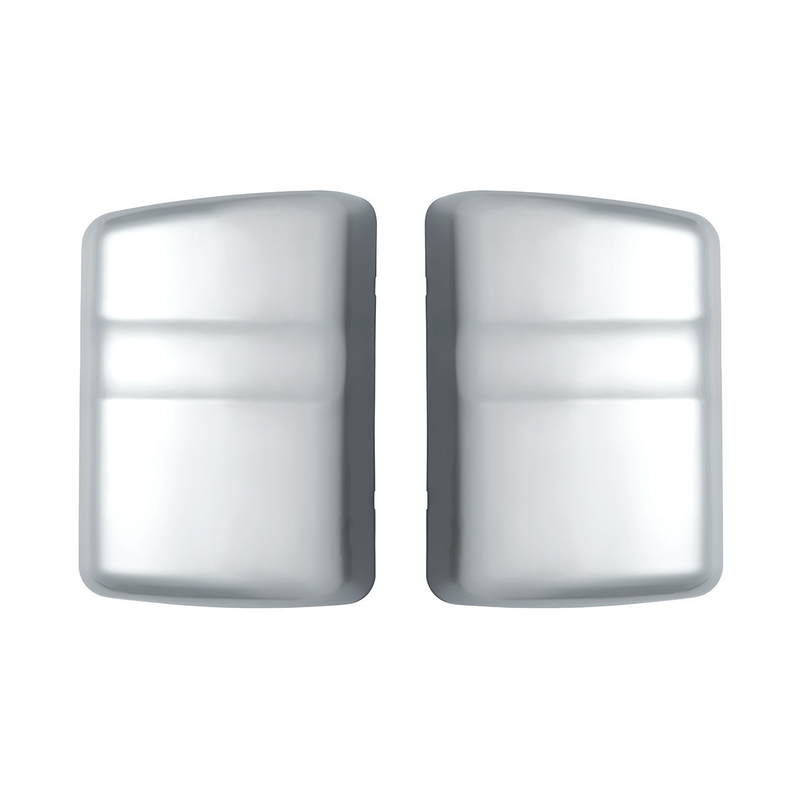 United Pacific Chrome Plastic Bottom Mirror Post Covers For 2000-2010 International 9200I/9400I/9900I (Pair) 42009