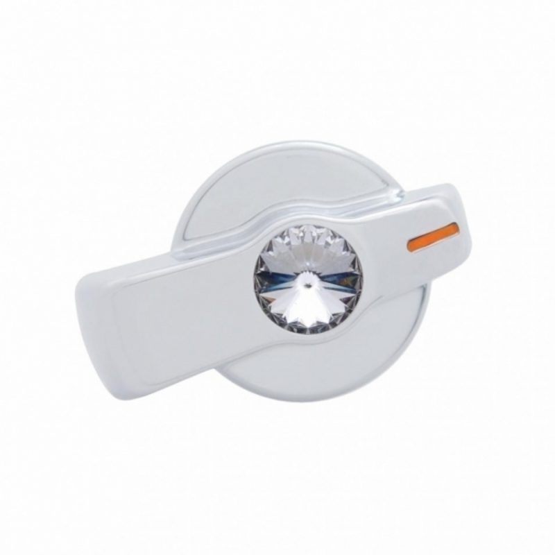 United Pacific A/C Knob (Newer Model) With Clear Crystal For 2005-2010 Freightliner 42024