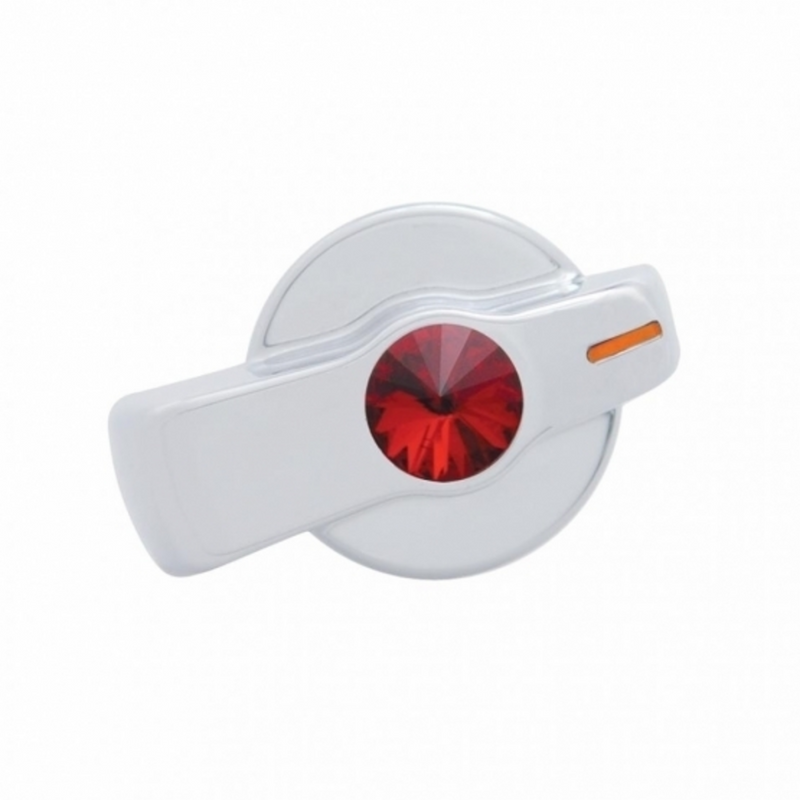 United Pacific A/C Knob (Newer Model) With Red Crystal For 2005-2010 Freightliner 42027