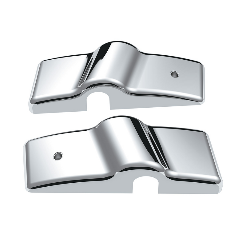 United Pacific Chrome Plastic Bottom Mirror Post Cover Set For 1996-2010 Freightliner Century (Pair) 42036