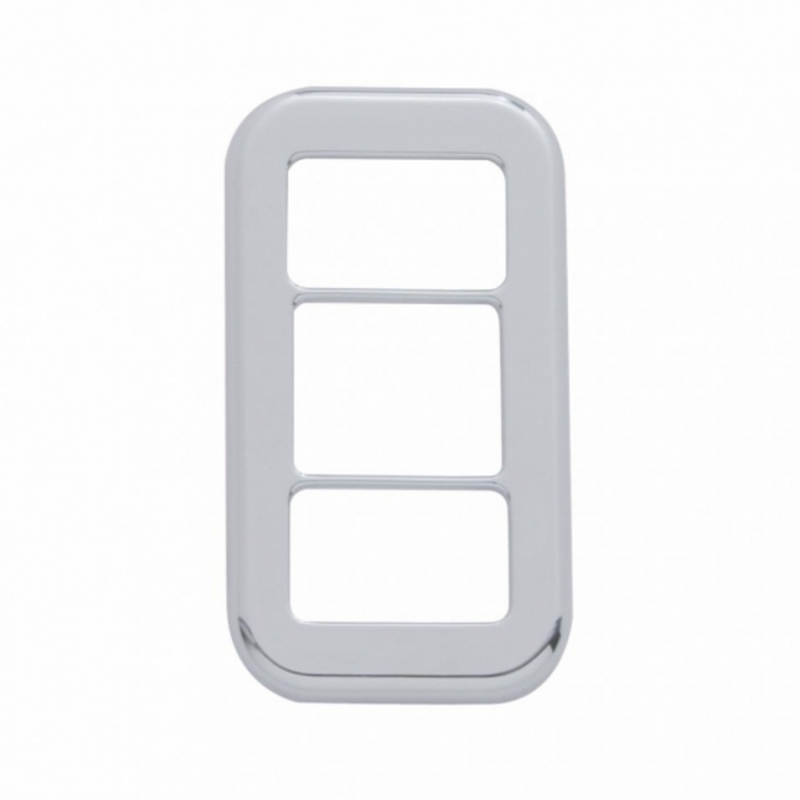 United Pacific Rocker Switch Cover With 3 Openings For Freightliner (3-Pack) 42038