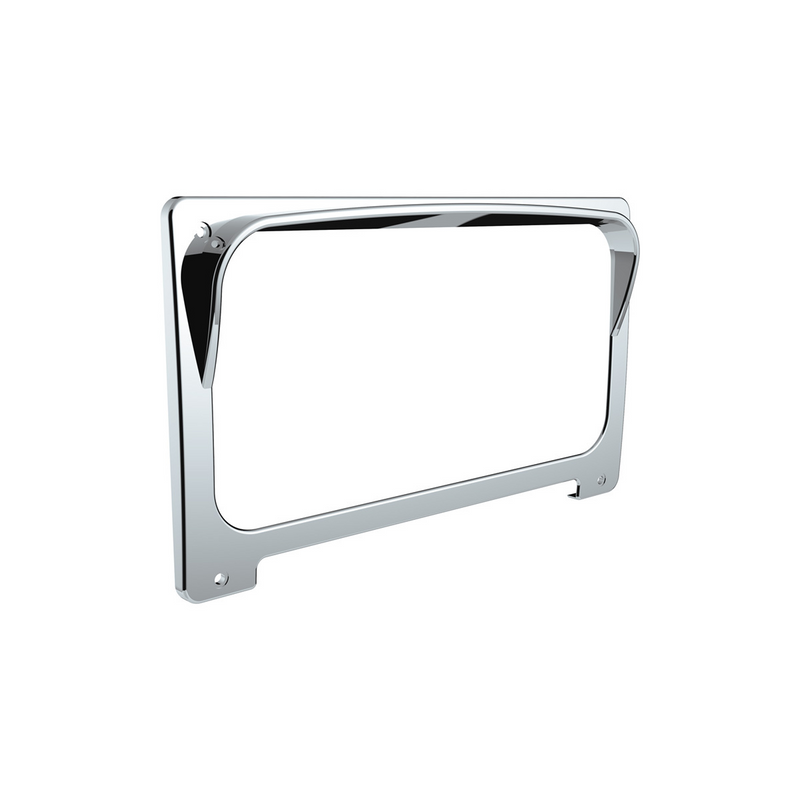 United Pacific Chrome Plastic Center Gauge Cluster Cover With Visor For 2001-2016 Freightliner Columbia 42068