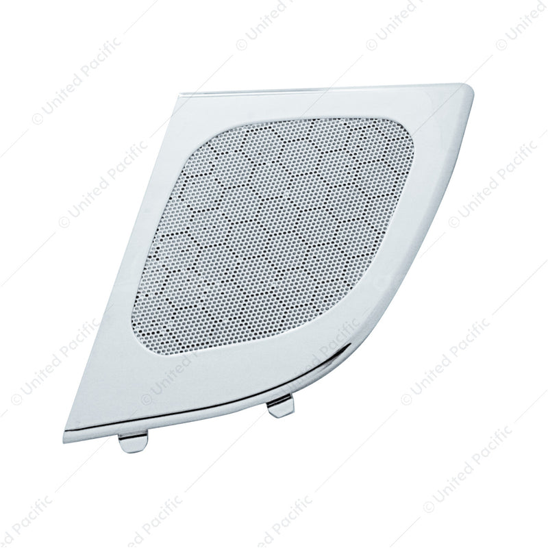 United Pacific Chrome Door Speaker Cover For 2008-2017 Freightliner Cascadia Driver 42084