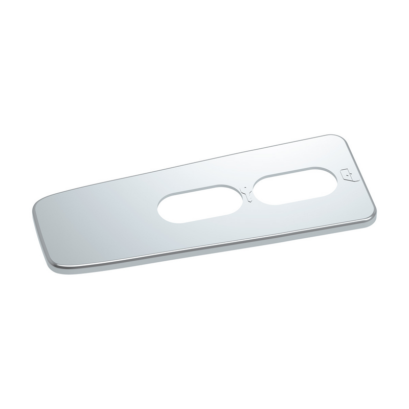 United Pacific Chrome Window Switch Cover For 2008-2017 Freightliner Cascadia Passenger 2 Openings 42095