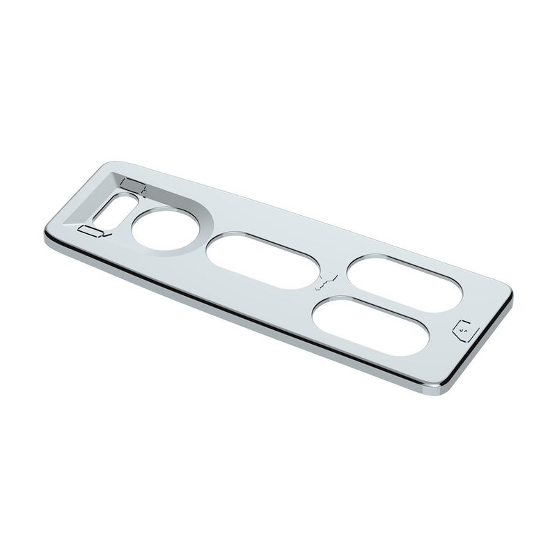 United Pacific Chrome Window Switch Cover For 2008-2017 Freightliner Cascadia Driver-5 Openings 42097