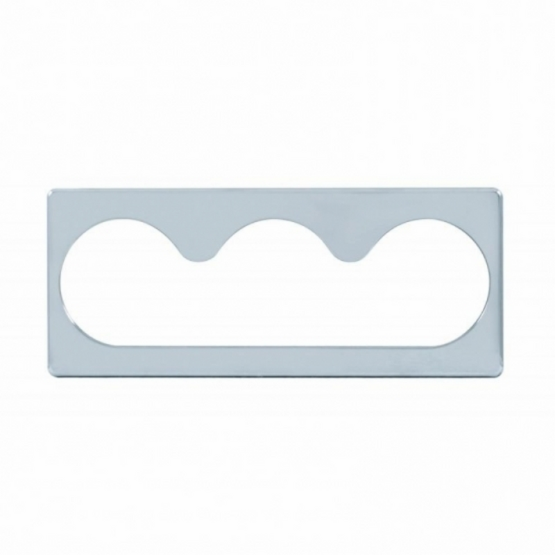 United Pacific Chrome A/C Control Cover For International ProStar (2008-2019), 9900/9400/9200 (2000-2010) 42204