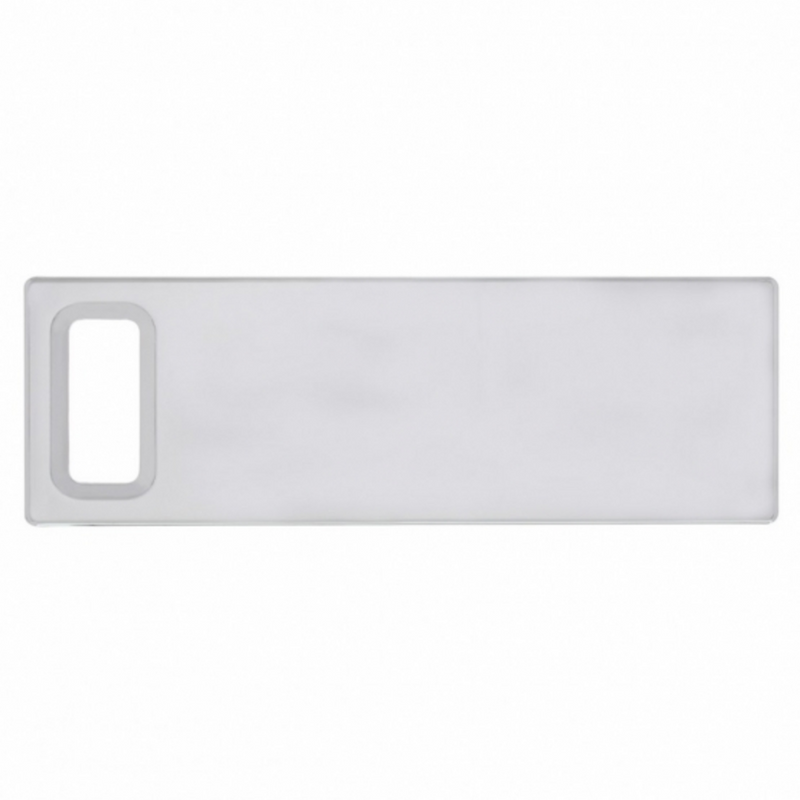United Pacific Chrome Plastic Dash Switch Panel Cover For International 1 Opening 42214