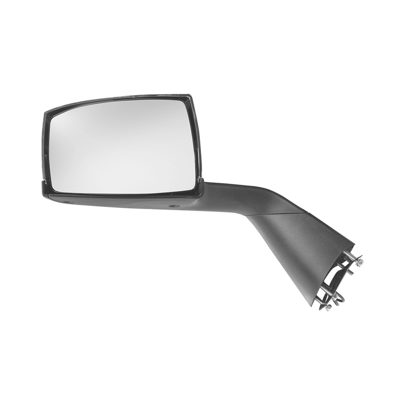 United Pacific Chrome Hood Mirror Assembly With Sequential LED Turn Signal For 2018-2024 Volvo VNL Driver 42242