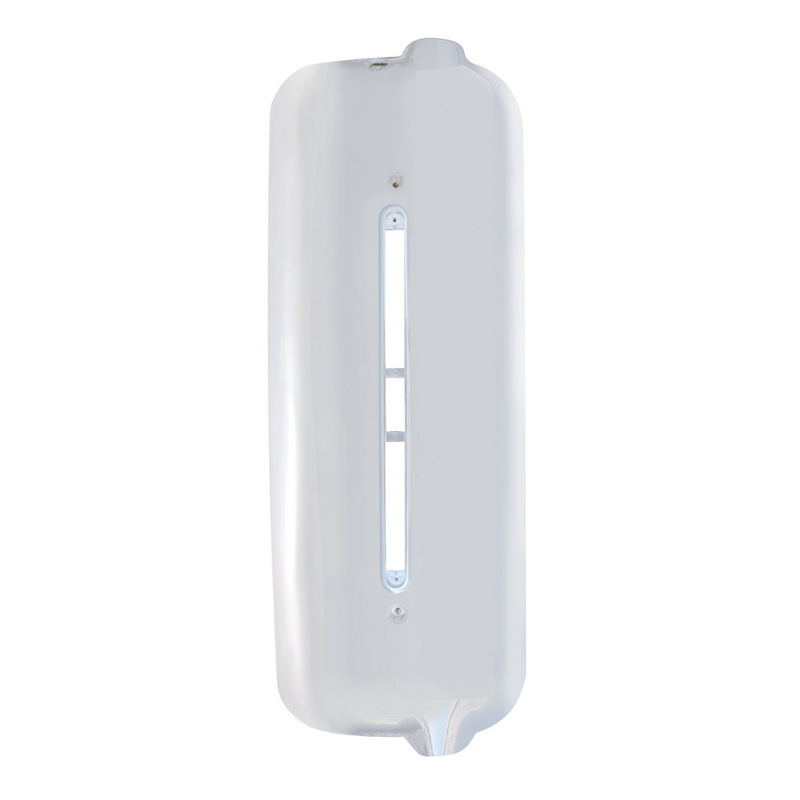 United Pacific Chrome Plastic Mirror Cover With LED Cutout For 2005 & Older Freightliner Century Passenger 42308