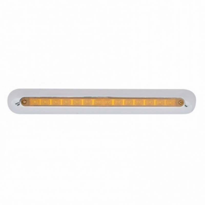 Freightliner 14 LED 12" Mirror Light Bar Amber LED/Amber Lens 42311