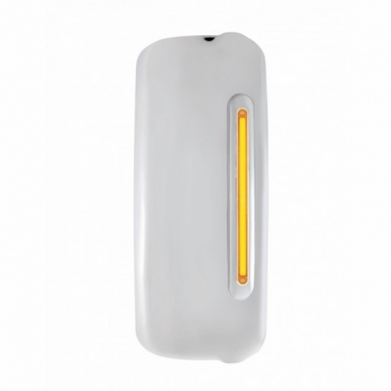 United Pacific Mirror Cover With 24 Amber LED 12" GloLight For 2005+ Freightliner Century/Columbia- Passenger-Amber Lens 42399
