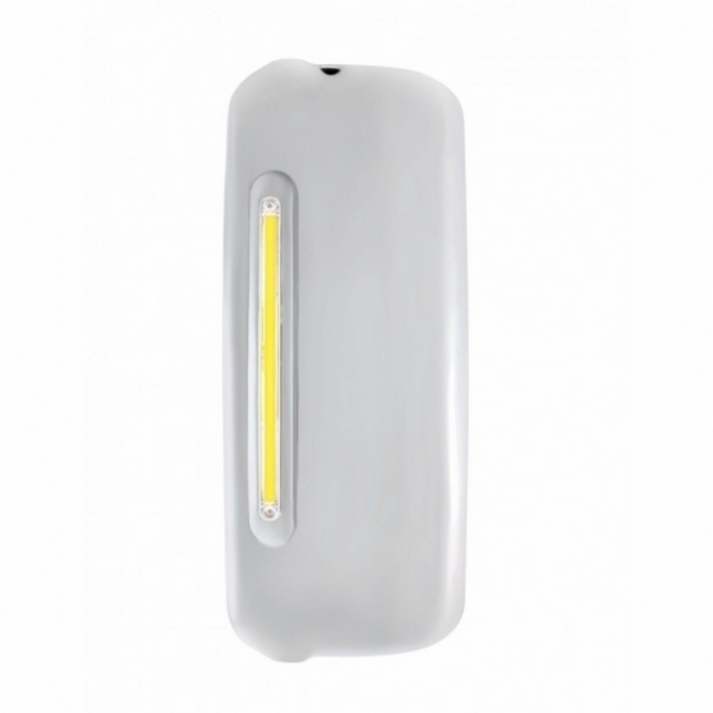 United Pacific Mirror Cover With 24 Amber LED 12" GloLight For 2005+ Freightliner Century/Columbia- Driver -Clear Lens 42400
