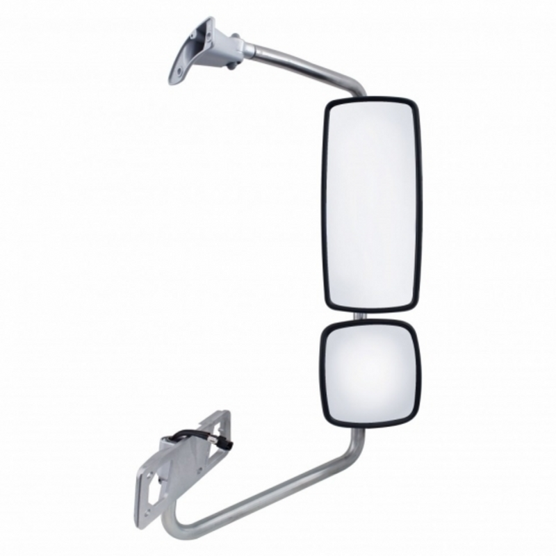 United Pacific Chrome Mirror Assembly For 2001-2020 Freightliner Columbia Passenger Heated 42403