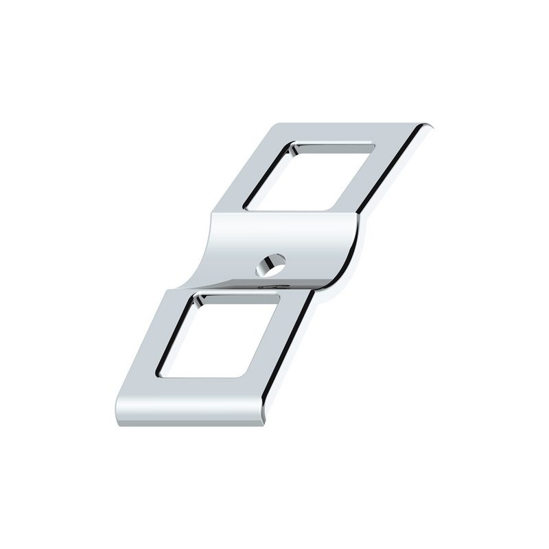 United Pacific Chrome Plastic Switch Covers 3 Openings (Card of 2) 42417
